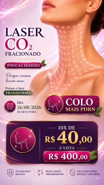 Reel da Clínica PIO sobre PDRN para rejuvenescimento do colo